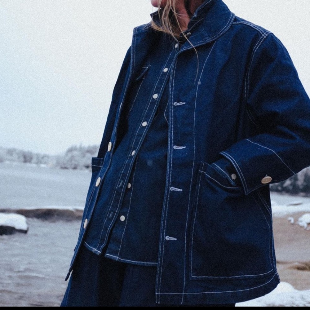 Rudy Jude Bartlett Indigo Denim Chore Jacket, Size M NWT